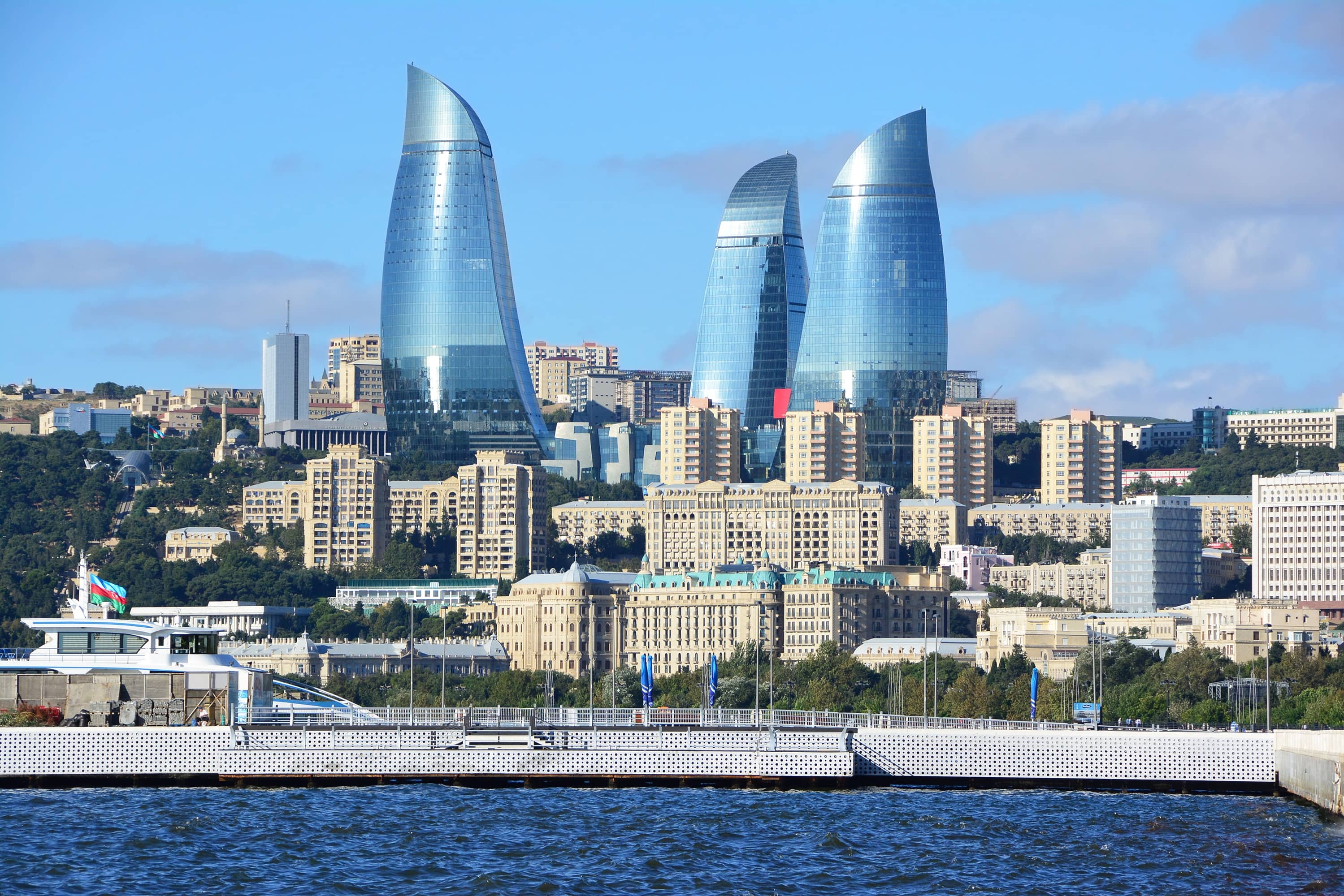 Flame Towers of Baku