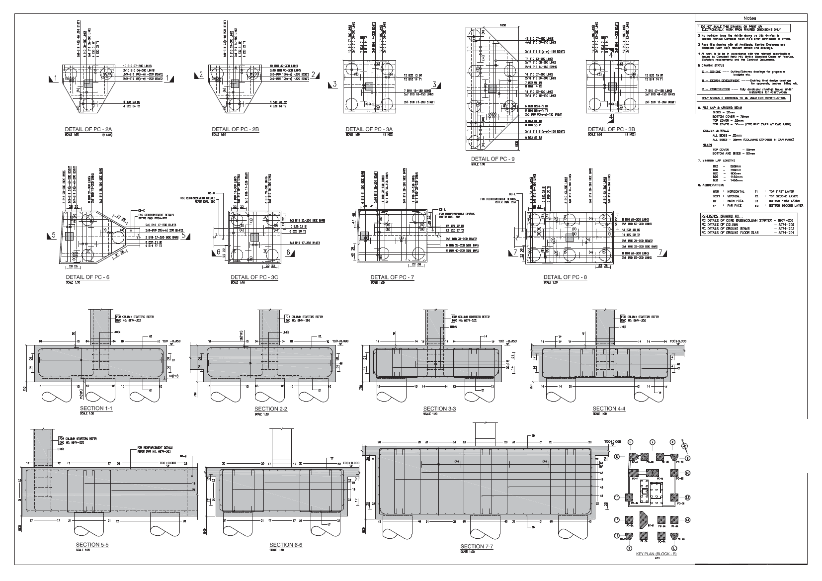 Residential Foundation - Pilecaps