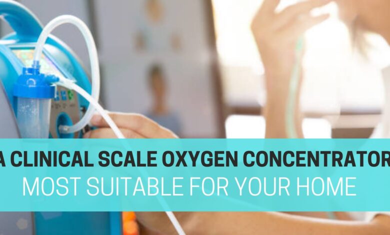 clinical scale oxygen concentrator