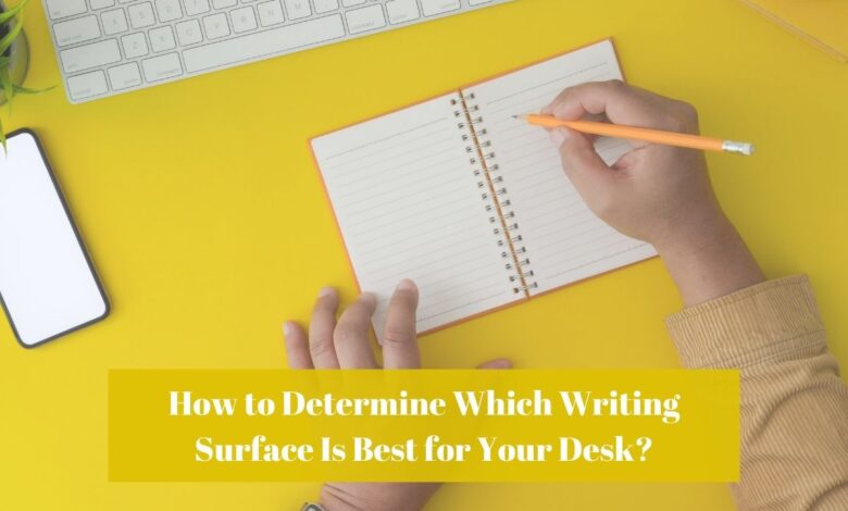 How to Determine Which Writing Surface is Best for Your Desk?